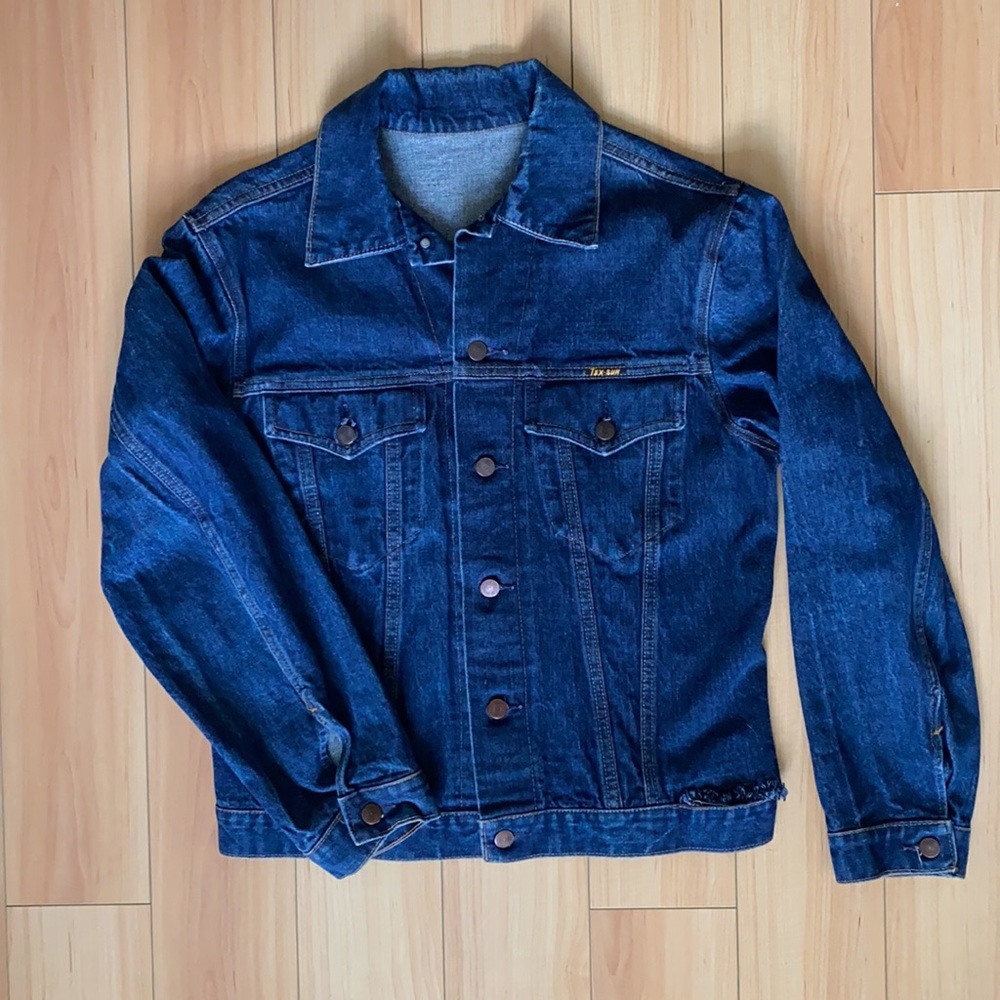 Vintage Texsun Dark Wash Denim Jacket